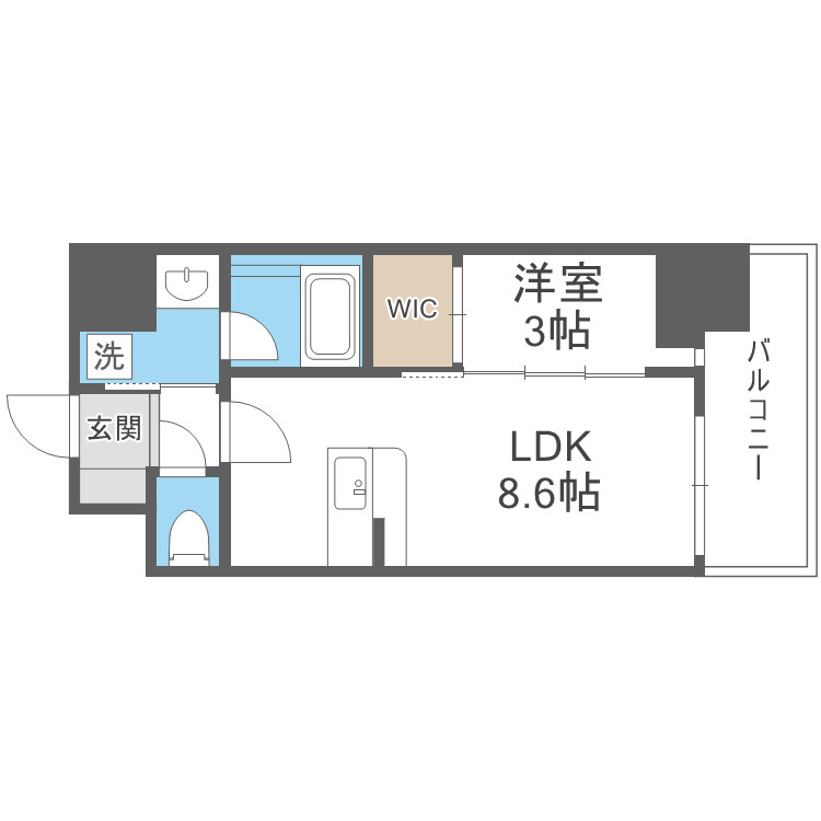 セレニテ新大阪グランデシュッドの間取り