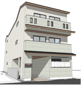 【外観パース】 | アドバンスコート四条堀川Ⅱ