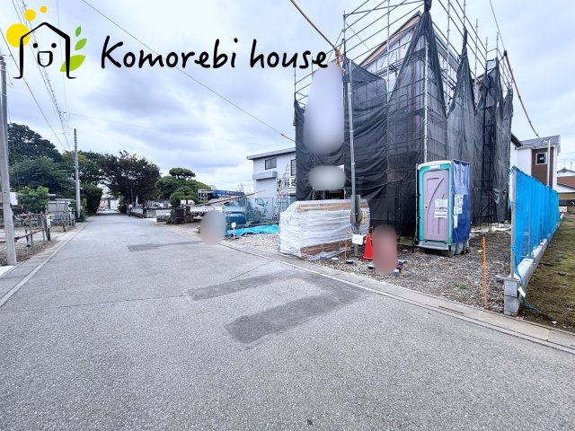 上尾市原市　1期　新築一戸建て　LiNAGE NEX-G　01の前面道路含む現地写真|26.10.27