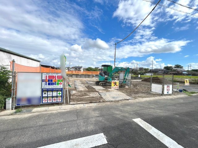 ブルーミングガーデン　一宮市北方町北方　全2区画分譲の外観|「現地（2026年9月14日）撮影」　
■全体写真　
■ヤマダ不動産　株式会社リライフ　