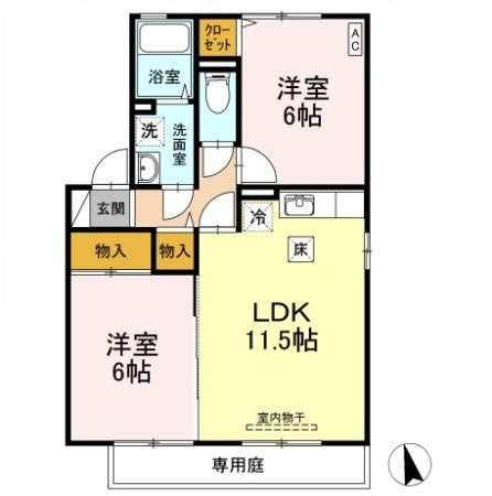 ルミエール　C棟の間取り