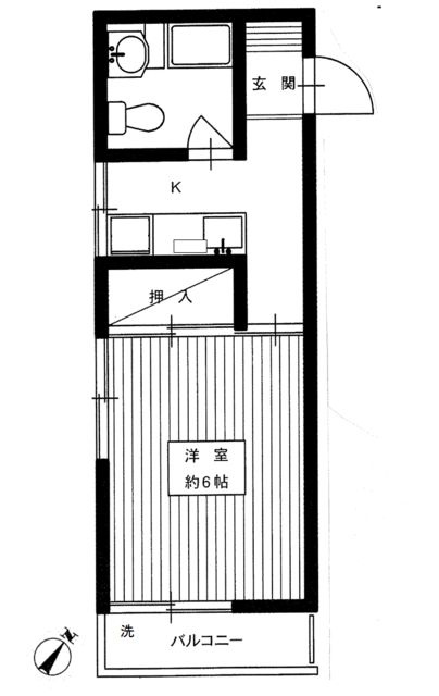 宇都コーポの間取り