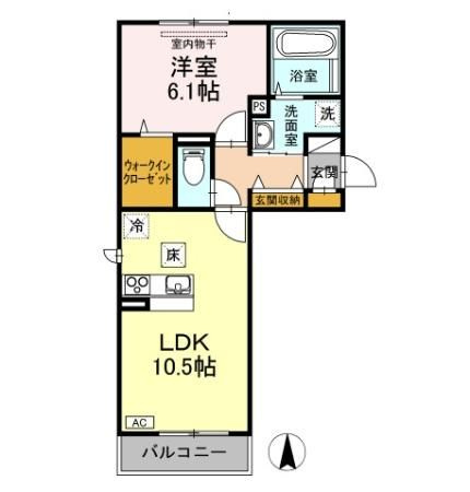プルミエ　B棟の間取り