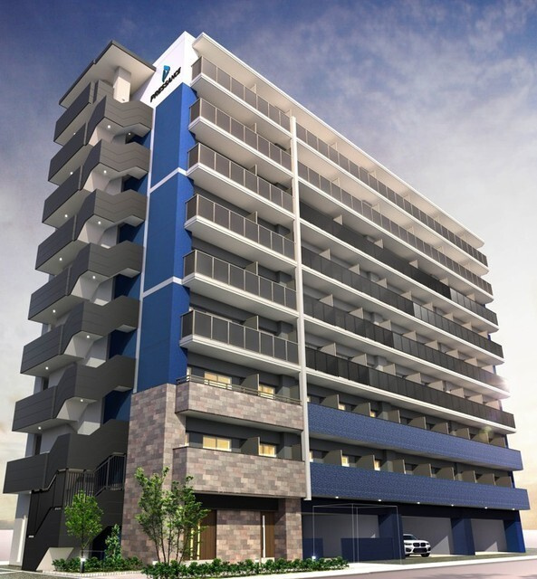 プレリス北巽駅前ラバルスの外観|外観もきれいです