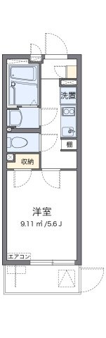クレイノコンフォール　東中島の間取り|代表的な間取のため実際の間取とは異なる場合があります
