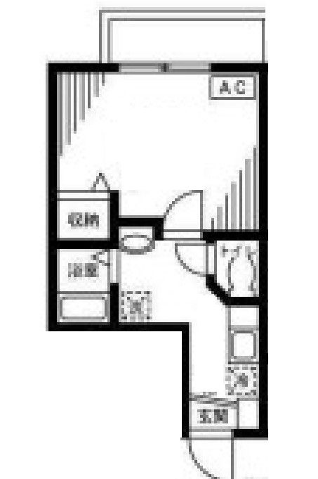 木津ハイツの間取り|間取りです。