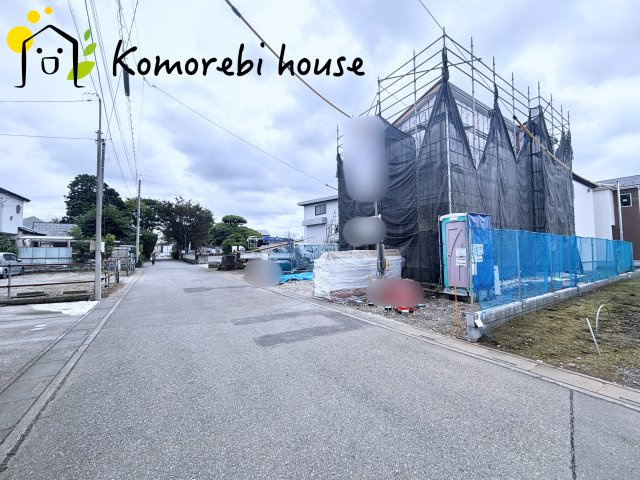上尾市原市　1期　新築一戸建て　LiNAGE NEX-G　02の前面道路含む現地写真|26.10.27