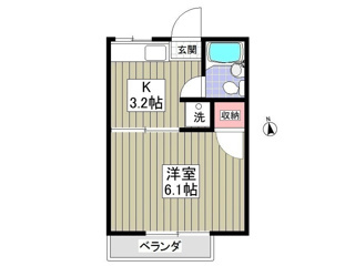 【間取り】 | レピュート高岡B