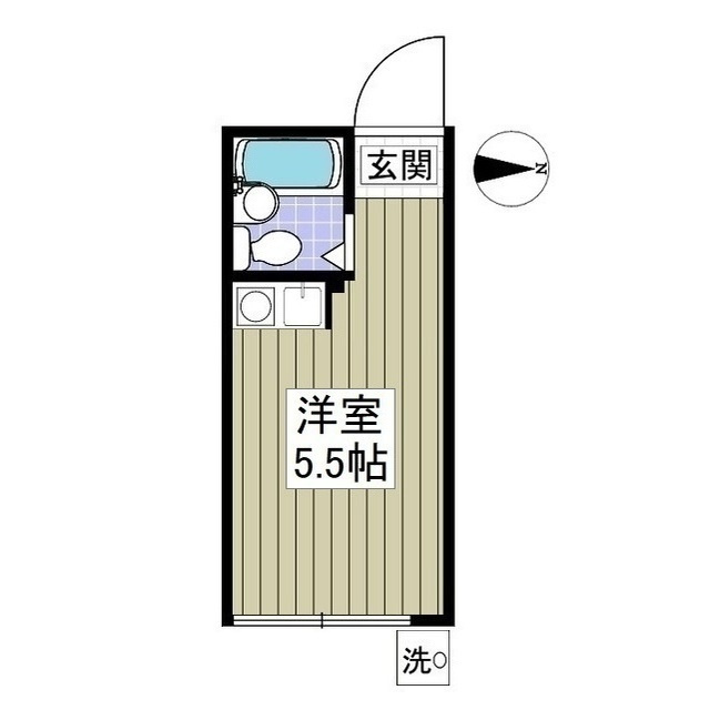 フラット中野の間取り