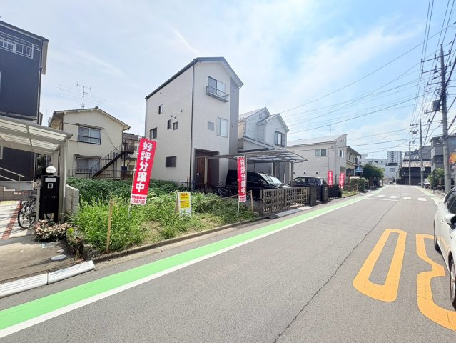 川越市三久保町　建築条件なし売地　西武新宿線『本川越駅』徒歩13分　【第一小学区】の前面道路含む現地写真