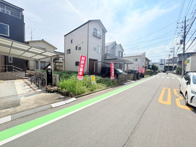 川越市三久保町　建築条件なし売地　西武新宿線『本川越駅』徒歩13分　【第一小学区】の前面道路含む現地写真