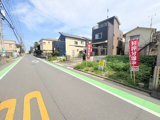 川越市三久保町　建築条件なし売地　西武新宿線『本川越駅』徒歩13分　【第一小学区】の前面道路含む現地写真