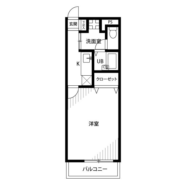アンプルールフェールエトワール金山の間取り