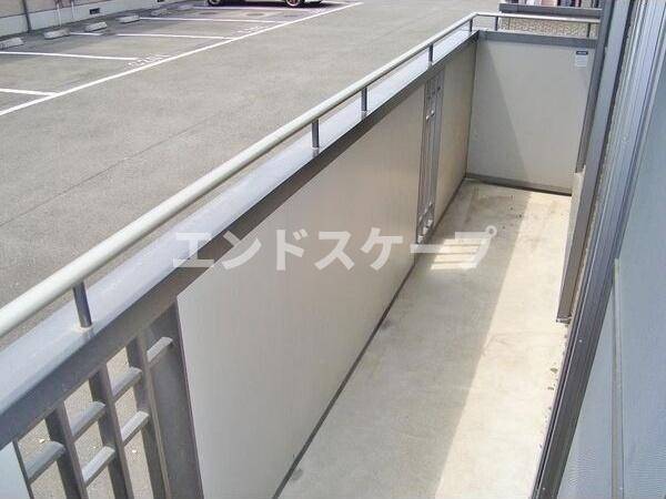 アスナロBのバルコニー|高崎、前橋のお部屋探しはエンドスケープまで！お客様の理想お聞かせ下さい♪