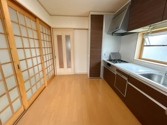 中古戸建　郡山市安積町笹川字北向　安積第三小・安積第二中のキッチン|【現況写真】