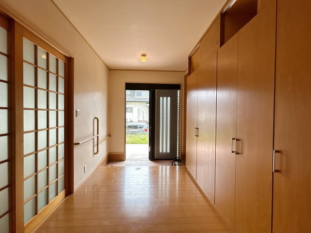 中古戸建　郡山市安積町笹川字北向　安積第三小・安積第二中の玄関|【現況写真】