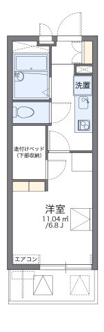 レオパレス舎利寺ＣＦの間取り