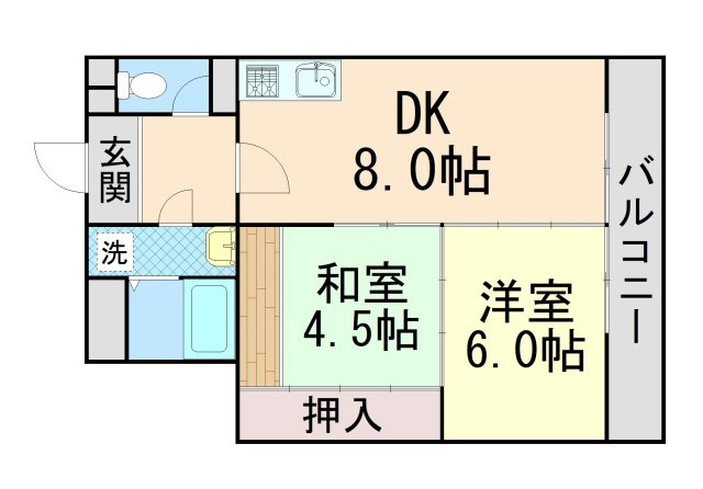 田中ハウスの間取り