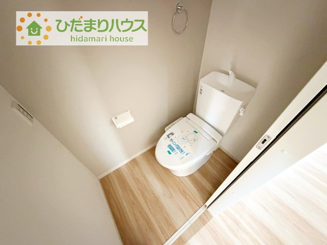 【トイレ】 | 牛久市田宮6期　新築戸建 | 温水洗浄便座ついてます(^^♪