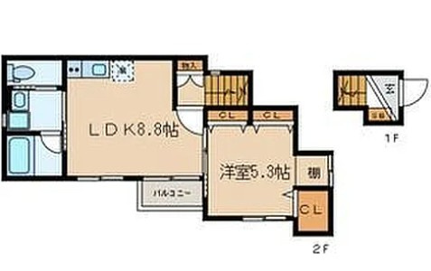 【間取り】 | ベルヴィル三軒茶屋