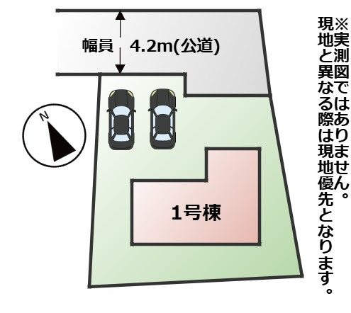 グラファーレ宇都宮市雀の宮6期の区画図