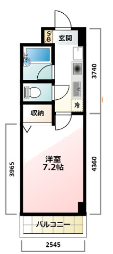 サンライズ當麻の間取り