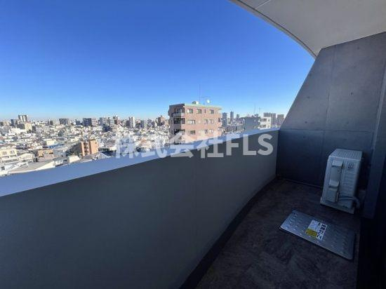 北区田端新町３丁目の賃貸マンションのバルコニー