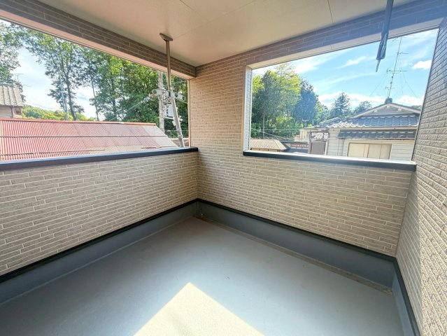 大津市瀬田5丁目　築後未入居のバルコニー