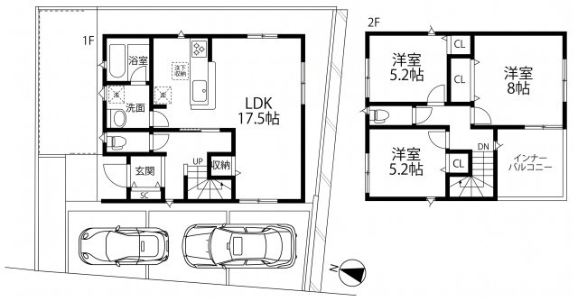 大津市瀬田5丁目　築後未入居の間取り