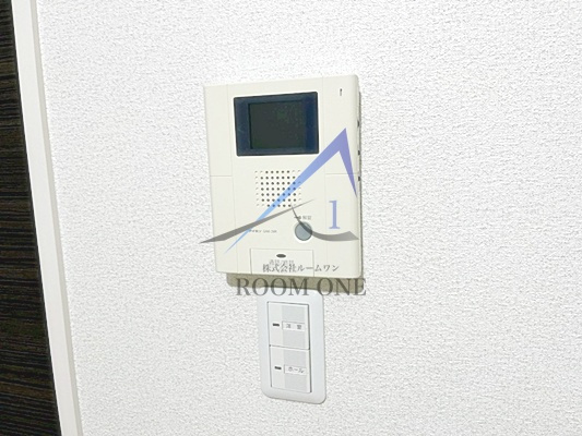 ヴェルエール西竹ノ塚のセキュリティ|モニター付きインターホンです。