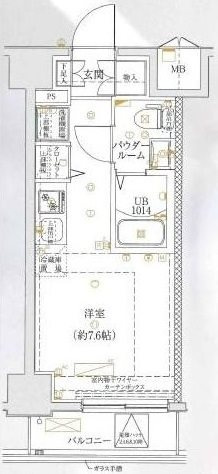 LUMEED横浜阪東橋の間取り