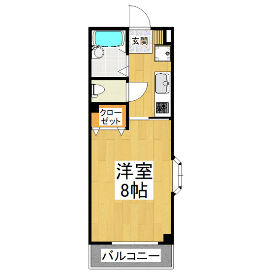 【間取り】 | フォレストインサイドⅠ