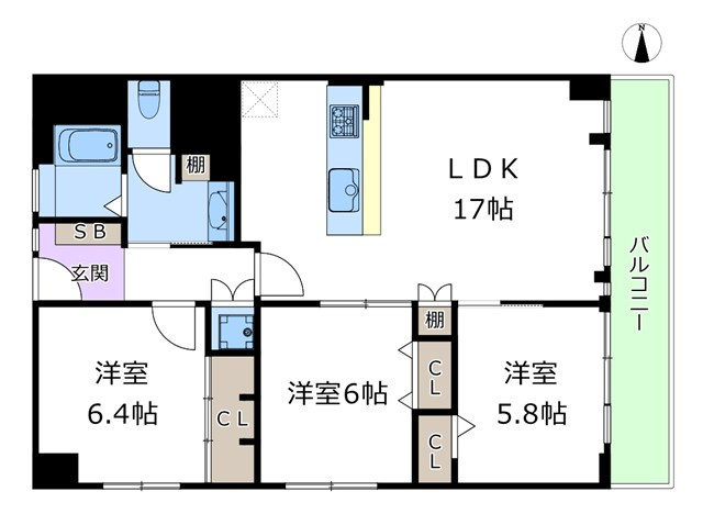 【間取り】 | 北摂マンション | エイブルにて取扱い可能な住宅ローンは、全部で10種類以上！お客様にピッタリの住宅ローンを当社のFPよりご案内させて頂きます。住宅ローンのご相談だけでも、お気軽にご相談下さいませ。