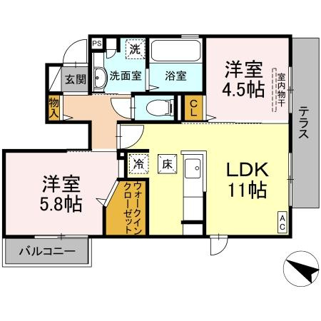【間取り】 | パークハイツ