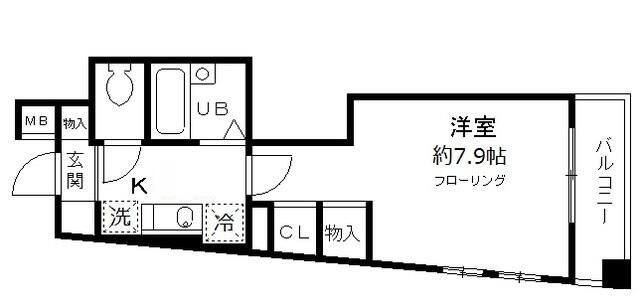 ＧＲＡＮＤＥＵＲ　ＯＳＡＫＩの間取り|間取りです。