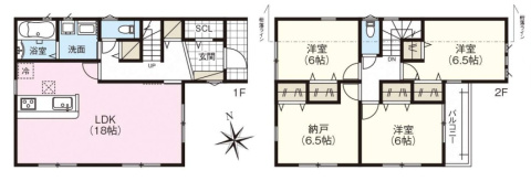 池田市畑　第16期　新築一戸建ての間取り|1号地