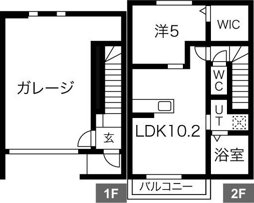 【間取り】 | アクアB棟