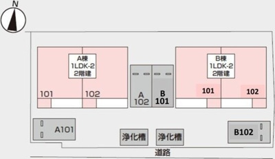 【区画図】 | アクアB棟