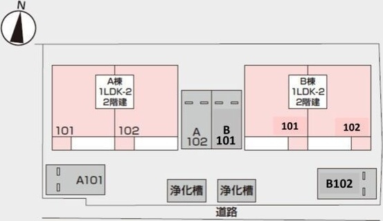 【区画図】 | アクアB棟