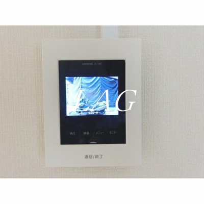【セキュリティ】 | パークワイズ草加　旧サタカコーポ | モニター付きインターホンです。