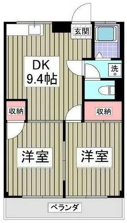 【間取り】 | パークワイズ草加　旧サタカコーポ | 間取りです。