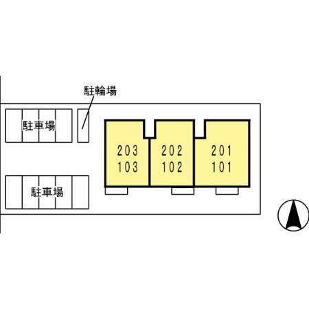 セジュールプリムの区画図