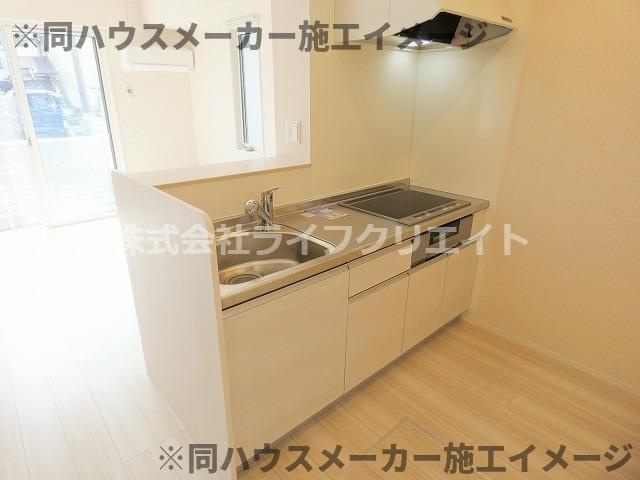リンツのキッチン|※写真は同ハウスメーカー既存物件です（イメージ写真）