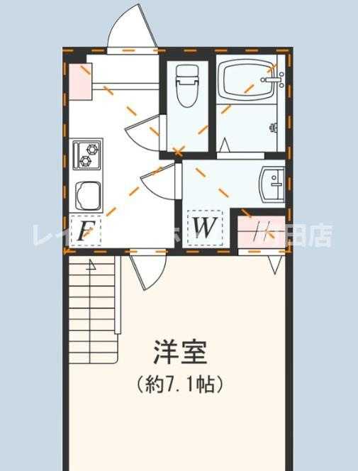 アザーレ・ディオン相模大野※初期費用分割あと払いサービス利用可能物件の間取り