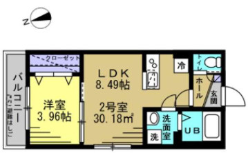 AJ南流山Secondの間取り