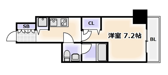 【間取り】 | レジュールアッシュ難波LUXE(リュクス)