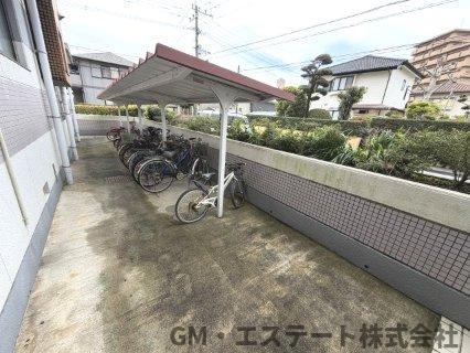21コスモス宮崎の駐輪場
