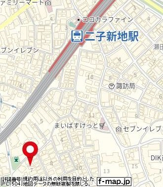 ロイド二子新地の地図
