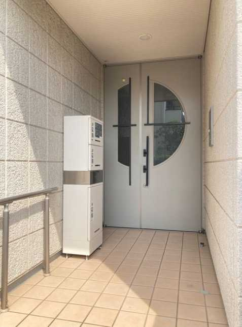 ワコーサKⅠ　角部屋　ネット0　オートロックのエントランス
