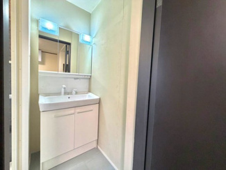 【洗面所】 | 深井東町　中古一戸建 | 洗面台新調！シャワー付き洗面台ですので、朝の身支度もスムーズにできますね♪